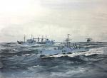HMS Lowestoft and RFA Tidereach
