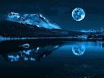 Two Moons On Lake