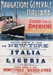 Navigazione Generale Italiana Poster