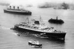 Queen Mary Passes Flandre