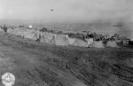 Tents on Omaha Beach