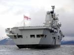 HMS Ark Royal sails into Glen Mallan