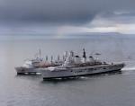 HMS Illustrious & RFA Fort George