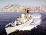 HMS Liverpool - Leaving Gib