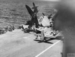 HMS Indefatigable - Seafire Crash
