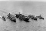 HMS VICTORIOUS undertaking a RAS