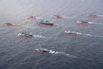 UK Carrier Strike Force 5th October N sea