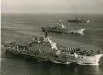 HMS EAGLE, ALBION & CENTAUR 1956
