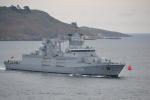 FGS Rheinland-Pfalz F225 entering Plymouth