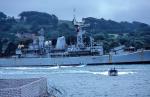 Leander Class Frigate arriving at Devonport Plymouth