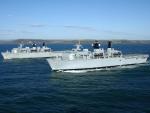 HMSs Albion and Bulwark