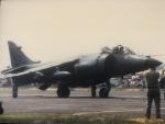 Sea Harrier prepares