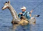 Giraffe Fisherman