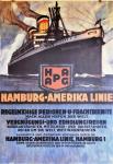 Hamburg-Amerika poster