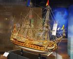 Spanish three deck warship - late 1700s