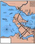 Vancouver Harbour Map (west)
