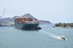 VALUE IMO 9628166, entering Manzanillo Port with tug Rem Manzanillo assisting.