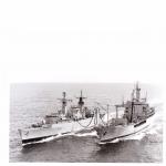 HMS BRAZEN & RFA BLUE ROVER.