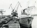 Oxelsund harbour, freighter