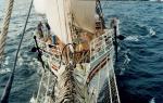 Srlandet looking from the bowsprit.