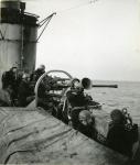 Gun drill on destroyer MJLNER