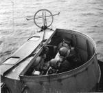 Gun sight on destroyer MJLNER