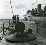 Sub alongside depot ship