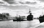 Port of Gvle in the 1950's