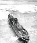 Tanker aground