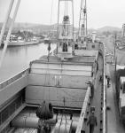 Loading paper, Uddevalla, Sweden 1961