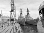 HMAS Hobart + HMAS Perth