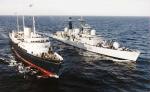 HMS Glasgow + HMY Britannia
