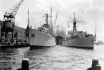 HMS St Kitts + HMS Loch Alvie