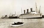 Homeric, Mauretania, Columbus + Empress of Britain