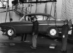 Unloading British Cars