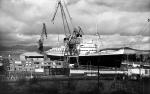 QE in Greenock Dock