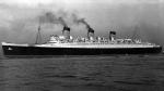 Queen Mary off Greenock 1936
