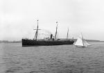 Steamship + Sailboat