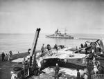 HMS Khedive - Crash on deck