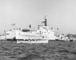HMS Sheffield in reserve