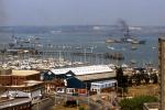 USS Iowa: about turn, aiming for Middle Slip Jetty