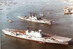 HMS ARK ROYAL & HMS EAGLE
