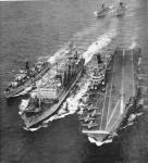 HMS DAINTY, RFA TIDESURGE and HMS CENTAUR