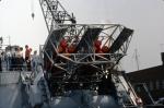 HMS FIFE : CLOSE UP SEA SLUG MISSILES