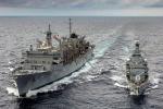 HMS KENT + USNS SUPPLY