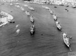 HOME AND MEDITERRANEAN FLEETS ANCHORED AT MALTA