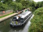 Canal Boat leaving Ware Lock