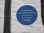 Blue Plaque - Vincent Motorcycles