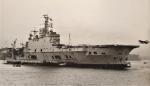 HMS Ark Royal Launch at Mooring.