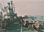 HMS Hermes Departs